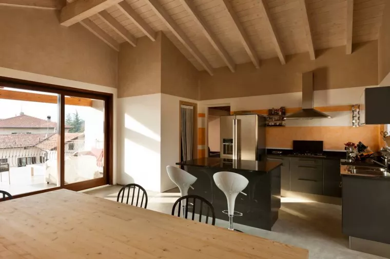 À qui s'adresser pour refaire une cuisine ouverte sur mesure avec ilot central ?, Montbrison, Blein Cuisines et Bains